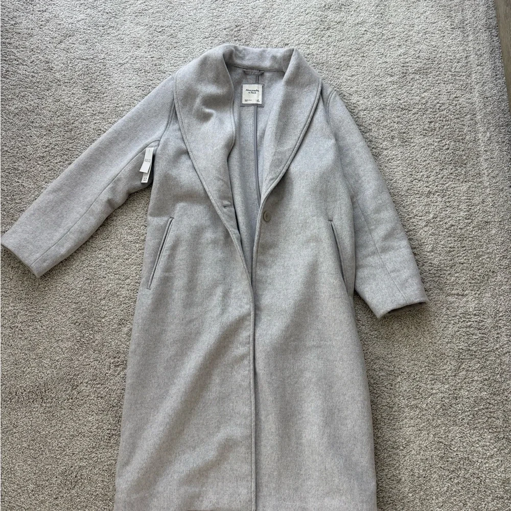 Abercrombie & Fitch Wool Cloth Blanket Coat - Picture 2 of 7